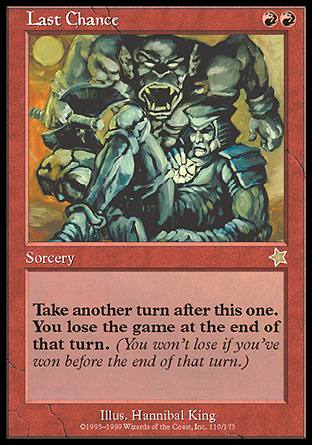 Last Chance (Starter 1999) Near Mint