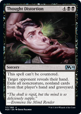 Thought Distortion (Magic 2020 Core Set) Near Mint Foil