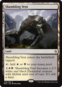 Shambling Vent (Battle for Zendikar) Near Mint