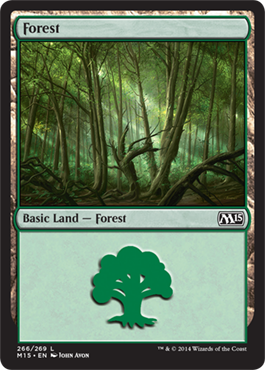 Forest (266) (Magic 2015 Core Set) Near Mint Foil