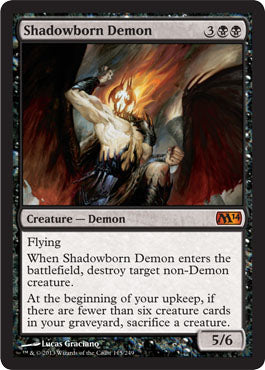 Shadowborn Demon (Magic 2014 Core Set) Near Mint