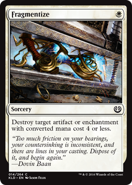 Fragmentize (Kaladesh) Near Mint Foil