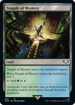 Temple of Mystery (Surge Foil) (Universes Beyond: Warhammer 40K) Near Mint