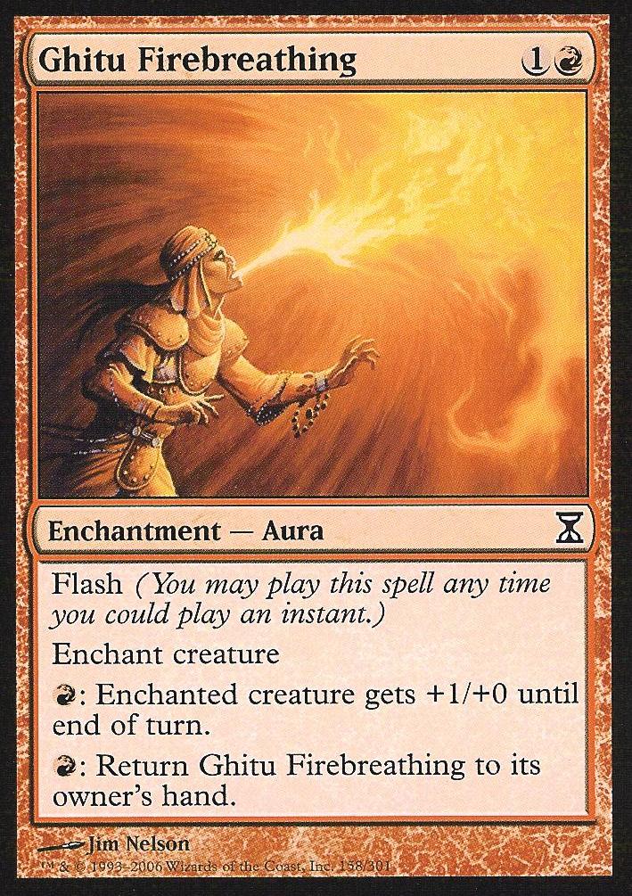 Ghitu Firebreathing (Time Spiral) Near Mint Russian