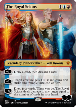 The Royal Scions (Borderless) (Throne of Eldraine) Near Mint Foil