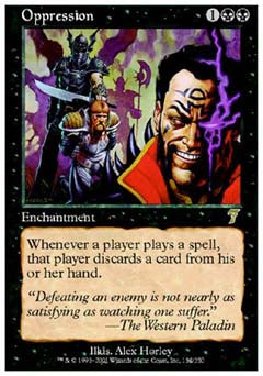 Oppression (7th Edition) Near Mint Foil