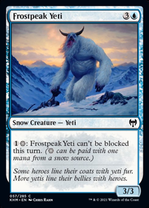 Frostpeak Yeti (Kaldheim) Near Mint
