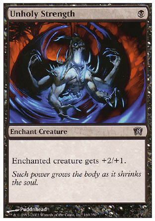 Unholy Strength (8th Edition) Near Mint Foil