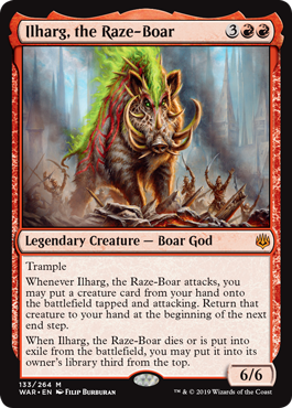Ilharg, the Raze-Boar (War of the Spark) Near Mint