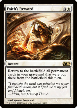 Faith's Reward (Magic 2013 Core Set) Near Mint