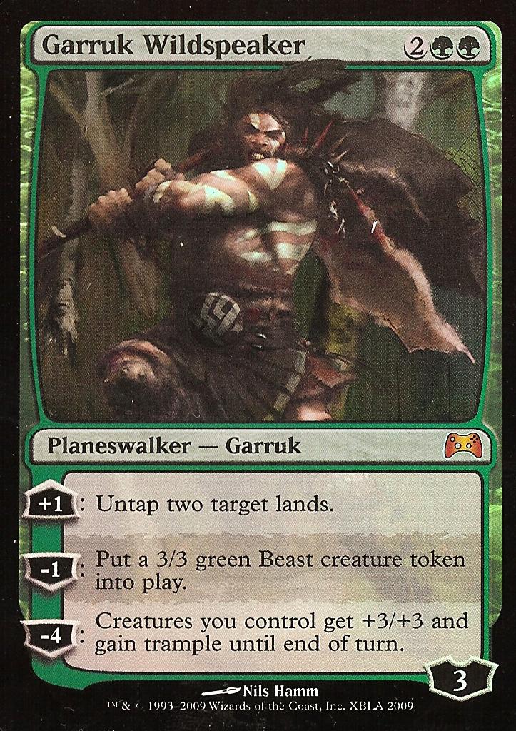 Garruk Wildspeaker (X Box Promo) (Promotional Cards) Near Mint Foil