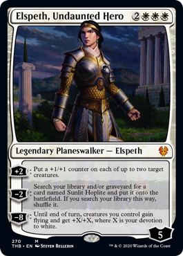 Elspeth, Undaunted Hero (Theros Beyond Death) Near Mint