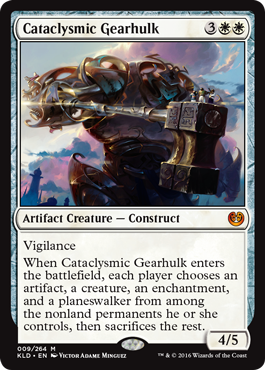 Cataclysmic Gearhulk (Kaladesh) Near Mint Foil
