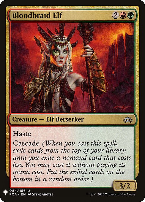 Bloodbraid Elf (Mystery Booster) Near Mint