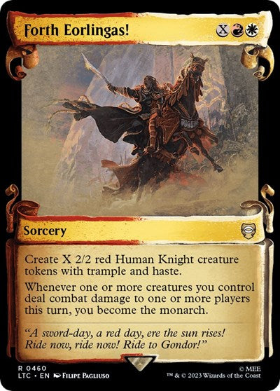 Forth Eorlingas! (Showcase Scrolls) (Commander: The Lord of the Rings: Tales of Middle-earth) Near Mint