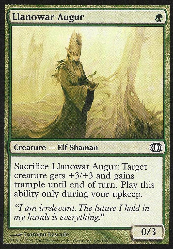 Llanowar Augur (Futuresight) Near Mint Foil Japanese