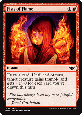 Fists of Flame (Modern Horizons) Near Mint Foil