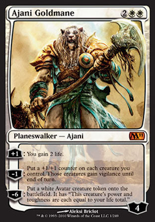 Ajani Goldmane (Magic 2011 Core Set) Near Mint Foil