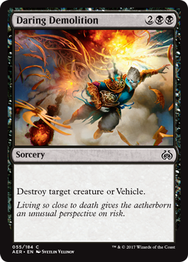 Daring Demolition (Aether Revolt) Near Mint Foil