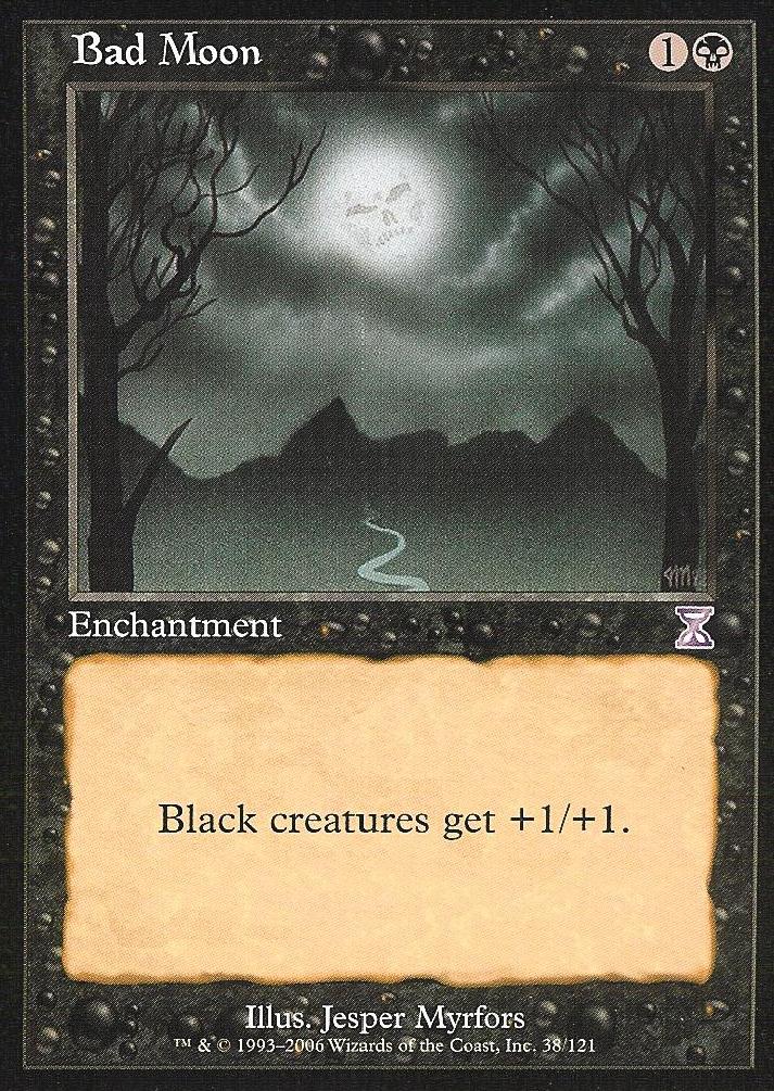 Bad Moon (Time Spiral Time Shifted) Near Mint Foil