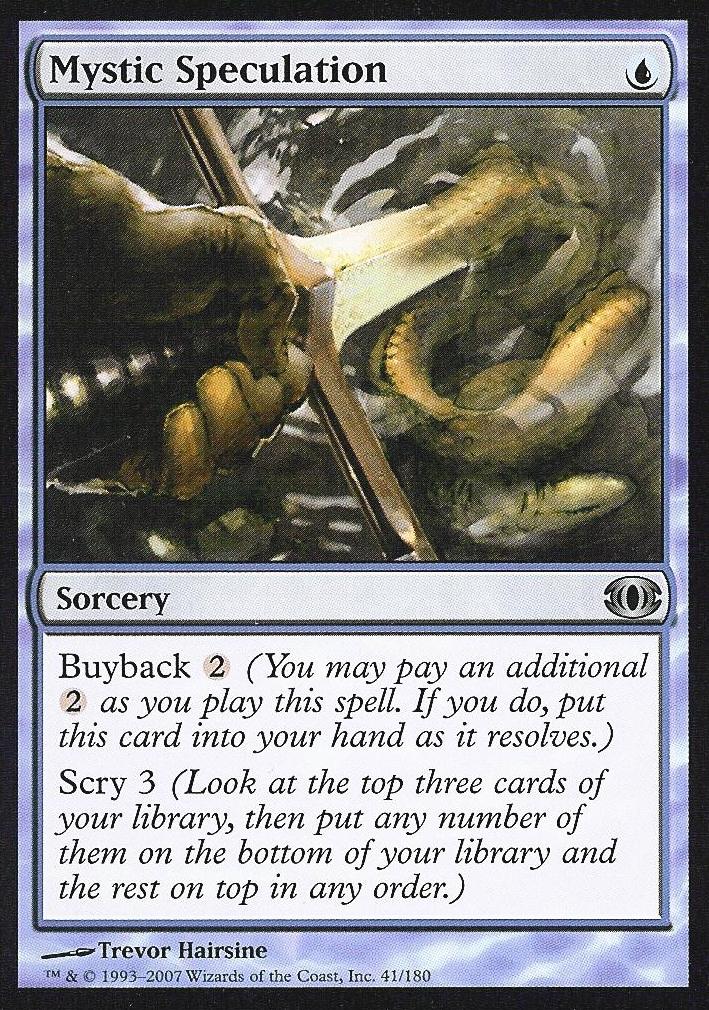 Mystic Speculation (Futuresight) Near Mint Foil