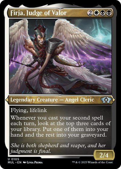 Firja, Judge of Valor (Foil Etched) (March of the Machine: Multiverse Legends) Near Mint