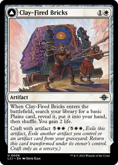 Clay-Fired Bricks (The Lost Caverns of Ixalan) Near Mint Foil