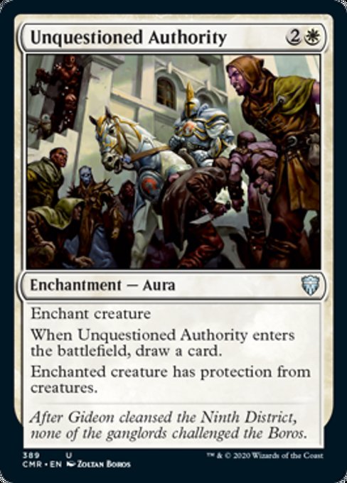 Unquestioned Authority (Commander 2020 Commander Legends) Near Mint