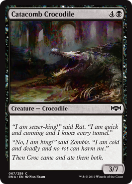 Catacomb Crocodile (Ravnica Allegiance) Near Mint Foil