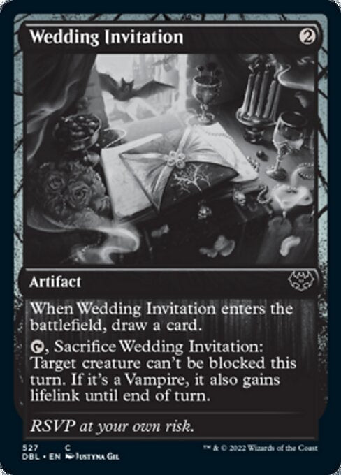 Wedding Invitation (Innistrad: Double Feature) Near Mint Foil
