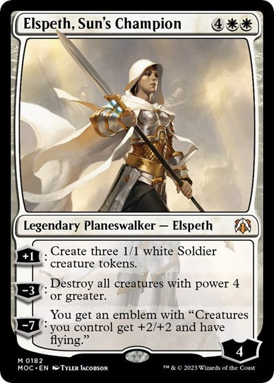 Elspeth, Sun's Champion (Commander: March of the Machine) Near Mint