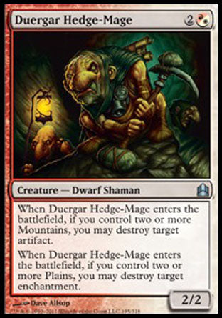 Duergar Hedge-Mage (Commander) Light Play