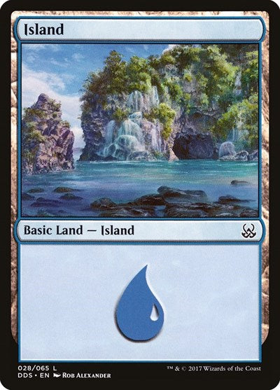 Island (28) (Duel Decks: Mind vs Might) Near Mint