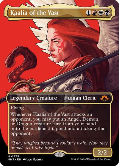 Kaalia of the Vast (Borderless) (0375) (Modern Horizons 3) Near Mint