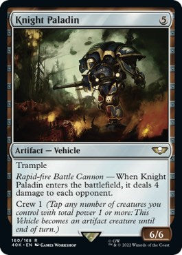Knight Paladin (Surge Foil) (Universes Beyond: Warhammer 40K) Near Mint