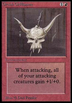 Orcish Oriflamme (Alpha) Near Mint