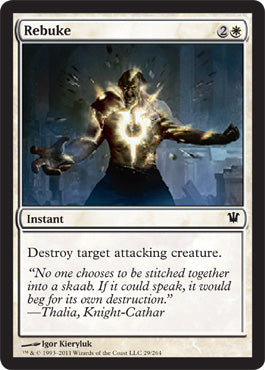 Rebuke (Innistrad) Light Play Foil