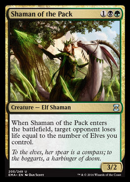 Shaman of the Pack (Eternal Masters) Near Mint Foil