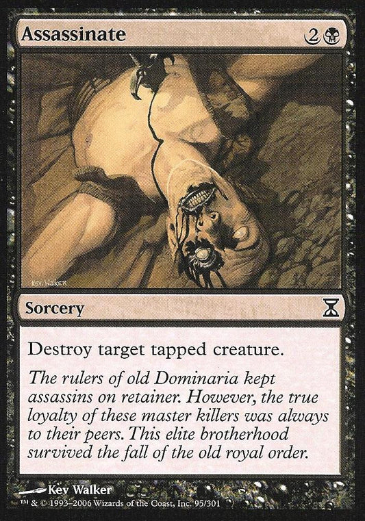Assassinate (Time Spiral) Near Mint Russian