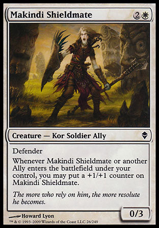 Makindi Shieldmate (Zendikar) Near Mint