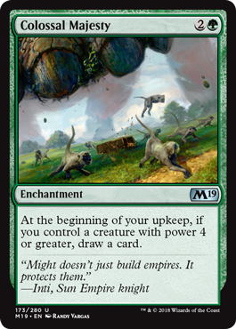Colossal Majesty (Magic 2019 Core Set) Near Mint
