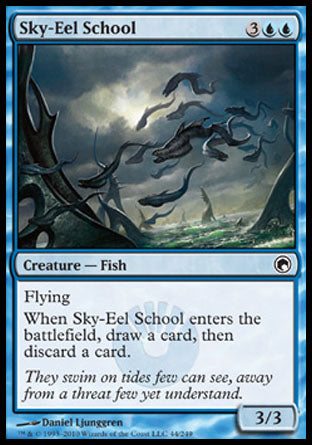 Sky-Eel School (Scars of Mirrodin) Near Mint