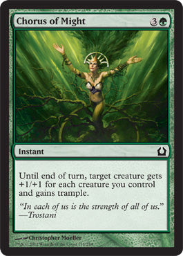Chorus of Might (Return to Ravnica) Near Mint