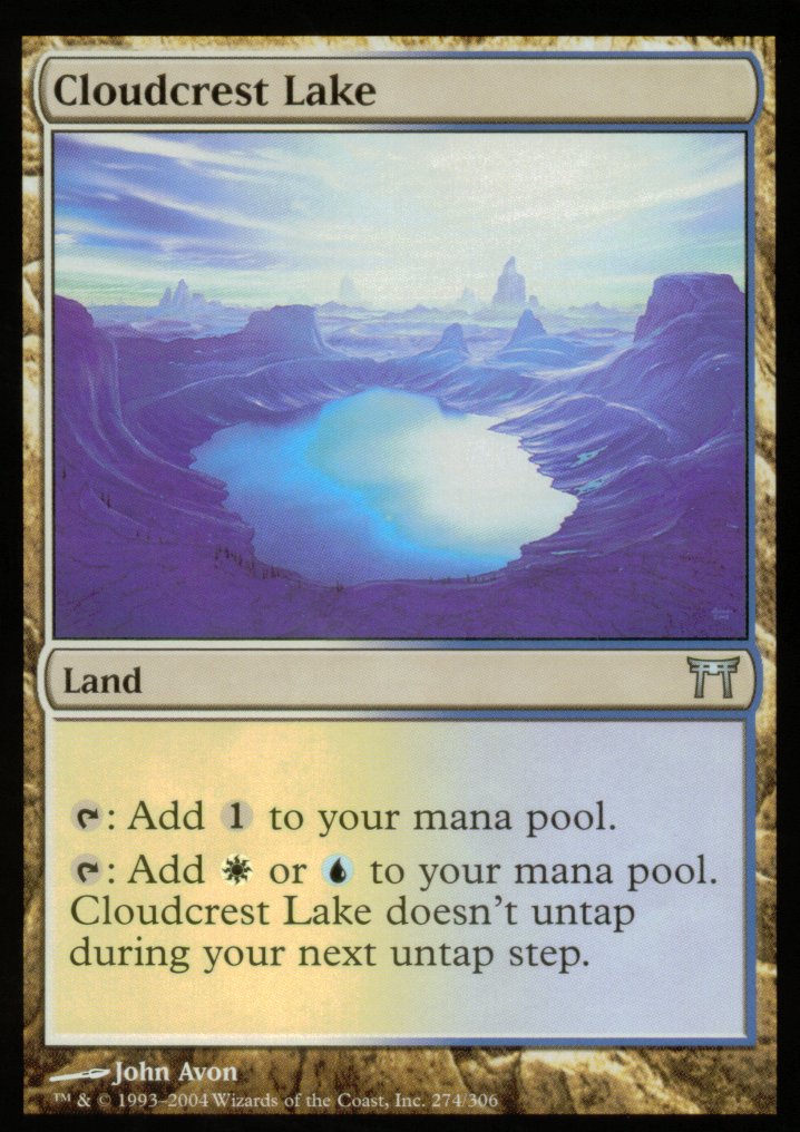 Cloudcrest Lake (Champions of Kamigawa) Near Mint Foil