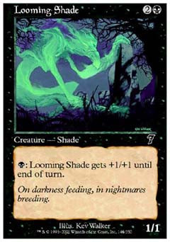 Looming Shade (7th Edition) Near Mint Foil