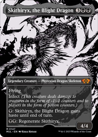 Skithiryx, the Blight Dragon (Halo Foil) (March of the Machine: Multiverse Legends) Near Mint