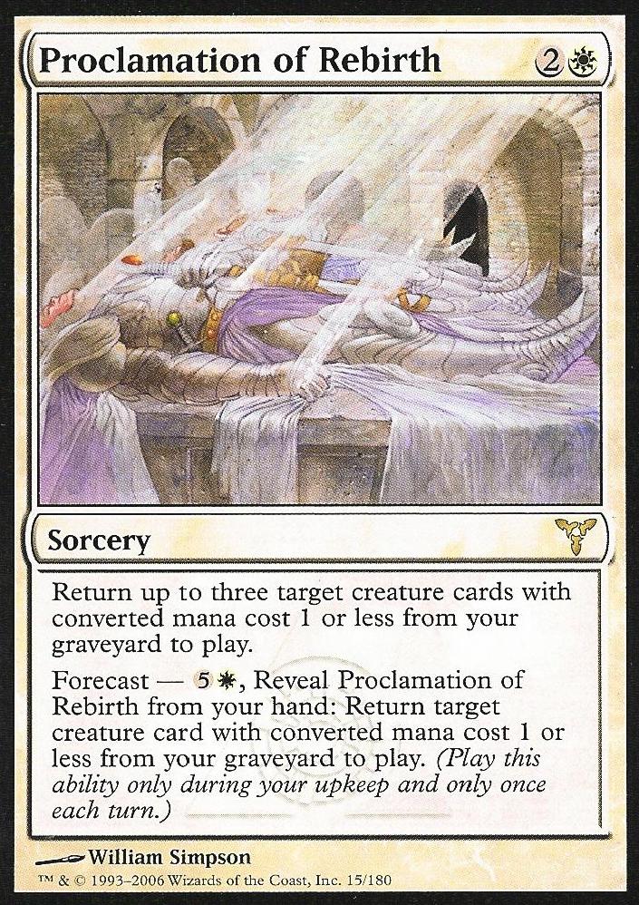 Proclamation of Rebirth (Dissension) Light Play Russian