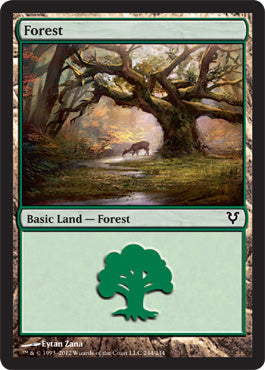 Forest (244) (Avacyn Restored) Near Mint Foil
