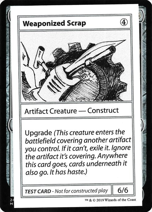 Weaponized Scrap (No PW Symbol) (Mystery Booster Test Print 2021) Near Mint