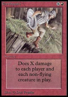 Earthquake (Alpha) Near Mint